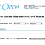 قاعدة PQDT Open للبحث في أكثر من 10 ملايين اطروحة جميع التخصصات