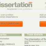 مستودع Dissertation لتحميل الاطروحات والكتب المجانية