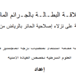 علاقة البطالة بالجرائم المالية: دراسة مسحية على نزلاء اصلاحية الحائر بالرياض من السعوديين.